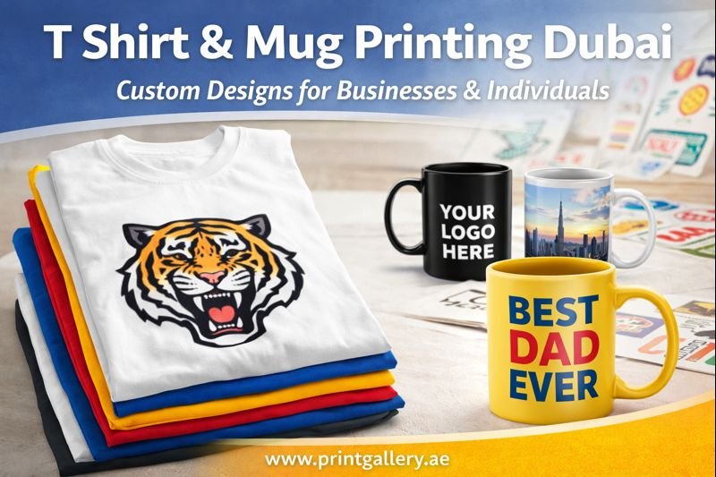 T Shirt & Mug Printing Dubai: Custom Printing That Makes an Impact